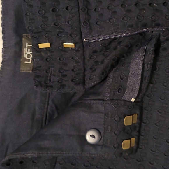 Patterned LOFT ankle dress pants - Picture 3 of 4